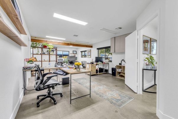 Home Office, Interior, Recessed Lighting