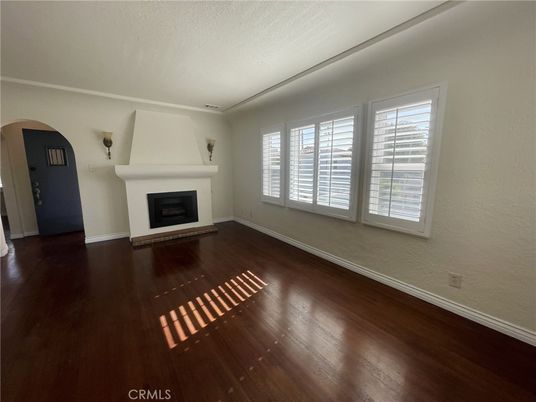 Empty room, Fireplace, Interior, Wood Texture Flooring