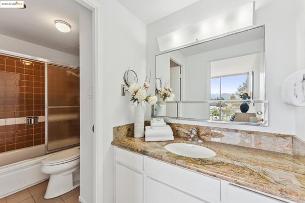 Bathroom, Dual Sink Vanities, Glass Shower, Interior