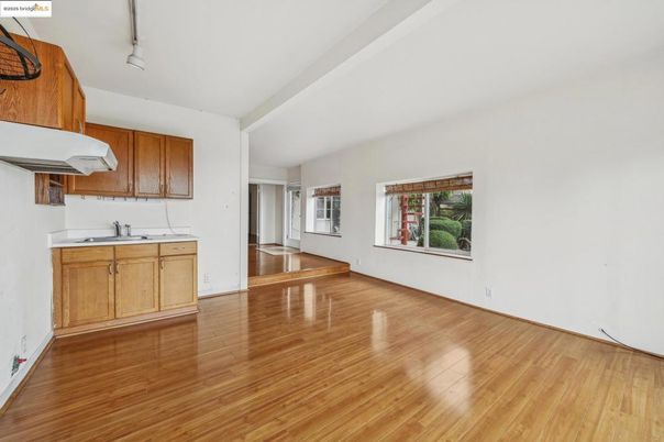 Empty room, Interior, Kitchen, Wood Texture Flooring
