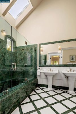 Bathroom, Dual Sink Vanities, Glass Shower, Interior