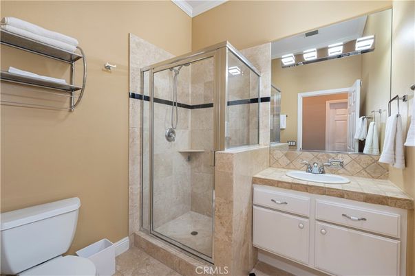 Bathroom, Glass Shower, Interior, Tile Countertops