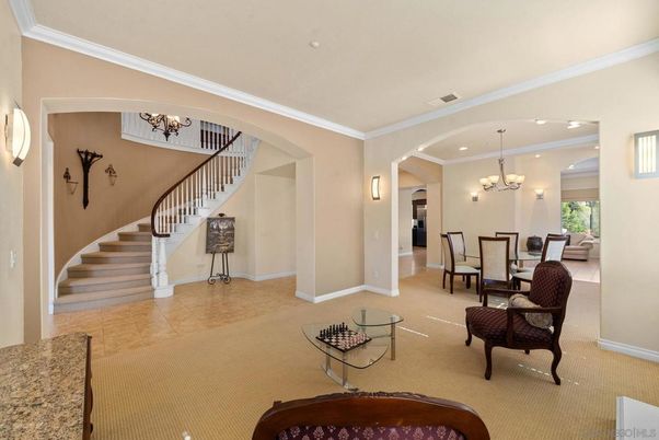 Chandelier, Dining room, Interior, Recessed Lighting