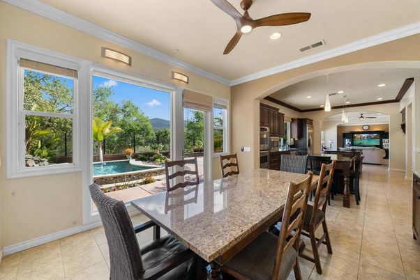 Dining room, Interior, Kitchen, Pendant Lights, Recessed Lighting