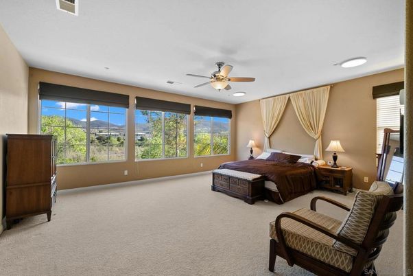 Bedroom, Interior, Recessed Lighting
