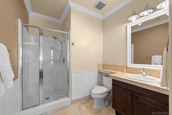 Bathroom, Glass Shower, Interior