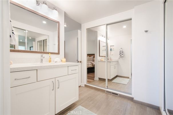 Bathroom, Bedroom, Interior, Recessed Lighting, Wood Texture Flooring