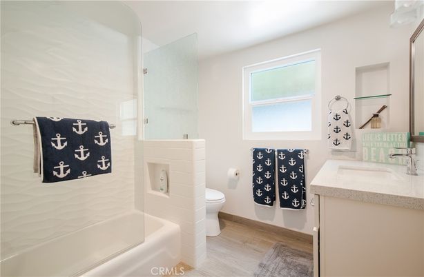 Bathroom, Interior, Wood Texture Flooring
