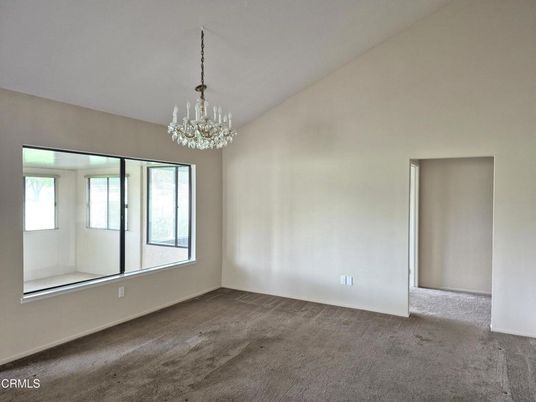 Chandelier, Empty room, Interior