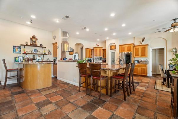 Dining room, Interior, Kitchen, Recessed Lighting