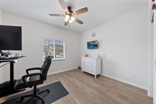 Home Office, Interior, Wood Texture Flooring
