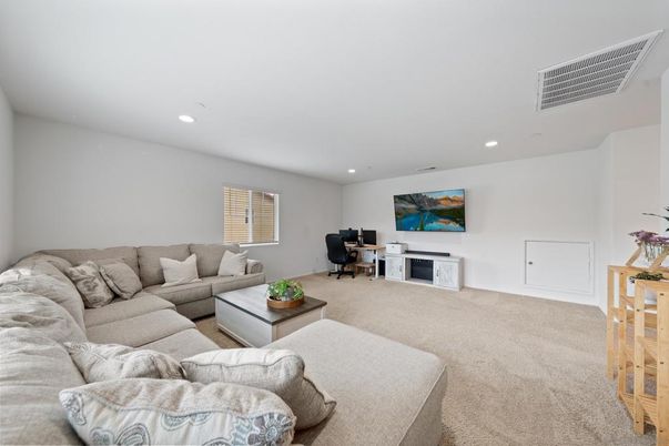 Home Office, Interior, Living room, Recessed Lighting