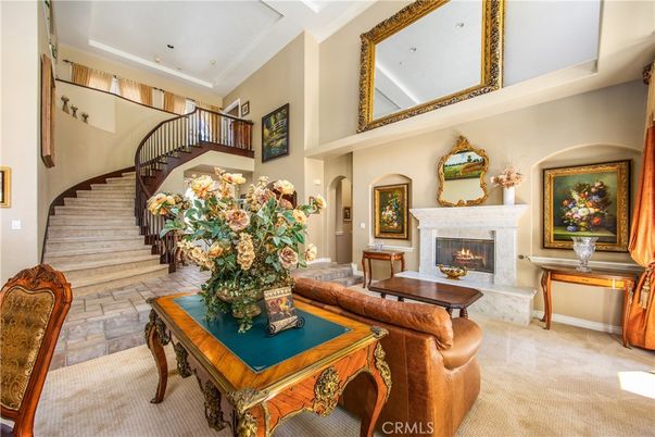 Fireplace, Interior, Living room, Recessed Lighting
