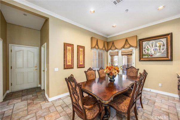 Dining room, Interior, Recessed Lighting