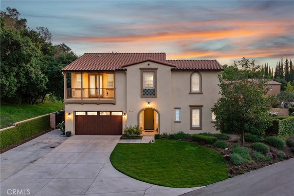 Attached, Backyard, Exterior, Facade, Mediterranean