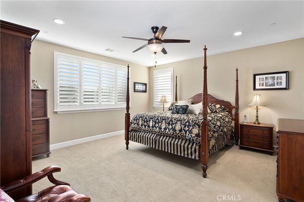 Bedroom, Interior, Recessed Lighting