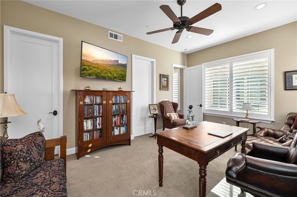 Home Office, Interior, Recessed Lighting