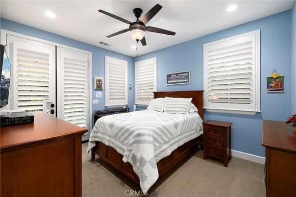 Bedroom, Interior, Recessed Lighting