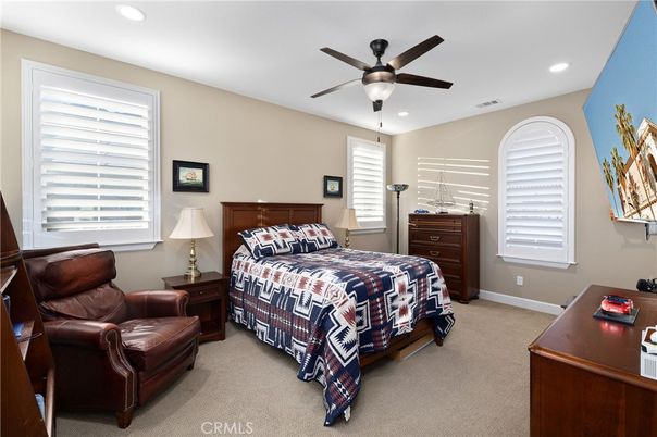 Bedroom, Interior, Recessed Lighting
