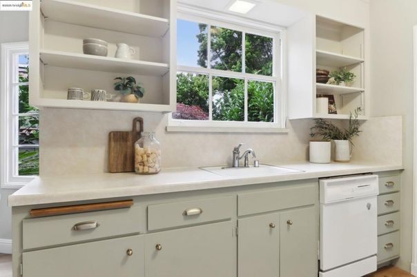 Interior, Kitchen, Tile Countertops