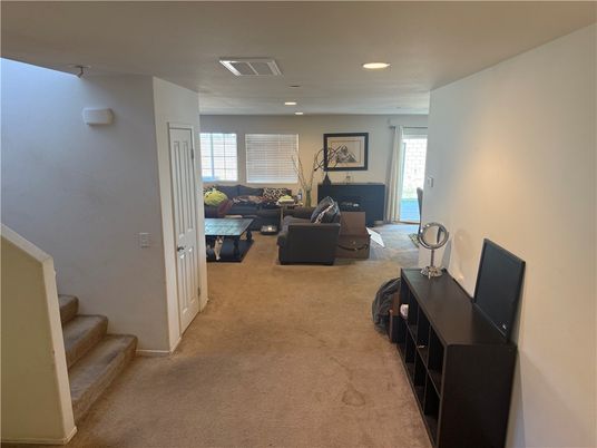Fireplace, Interior, Living room, Recessed Lighting