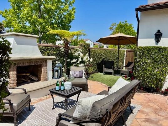 Backyard, Exterior, Fireplace