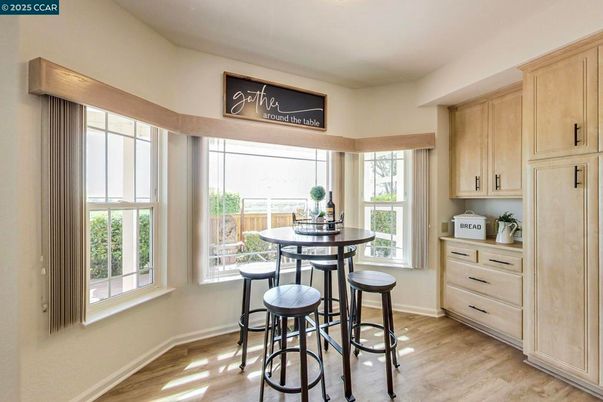 Dining room, Interior, Wood Texture Flooring
