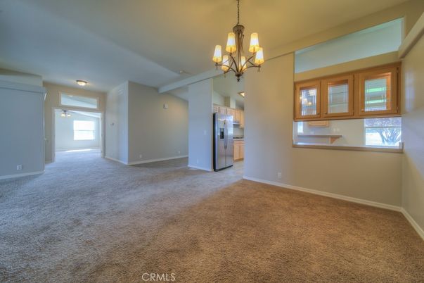 Chandelier, Empty room, Interior