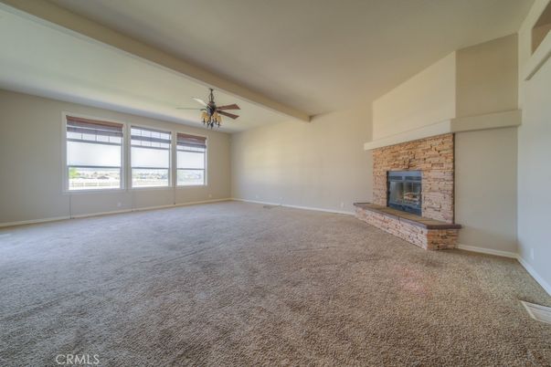 Empty room, Fireplace, Interior