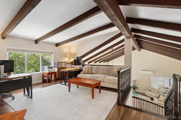 Home Office, Interior, Living room, Wooden Beams, Wood Texture Flooring