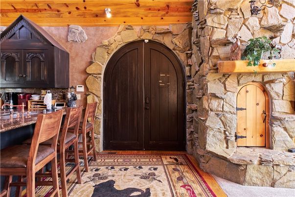 Fireplace, Interior, Stone Walls