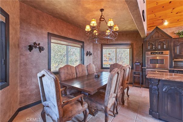 Chandelier, Dining room, Interior, Kitchen