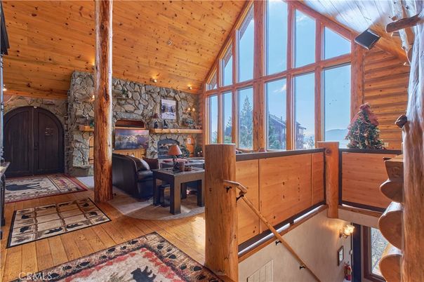 Fireplace, Interior, Stone Walls, Wooden Beams, Wooden Ceilings, Wood Texture Flooring, Wooden Walls