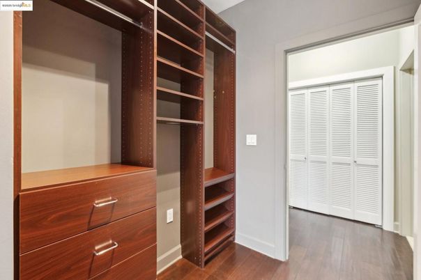 Interior, Walk-in Closets, Wood Texture Flooring