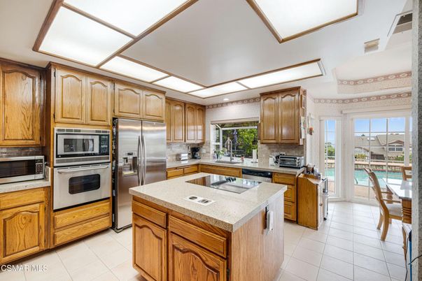 Interior, Kitchen, Recessed Lighting, Stainless Steel Appliances