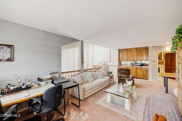 Home Office, Interior, Living room, Recessed Lighting