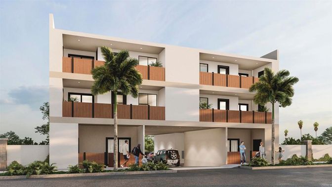 Exterior, Facade, Modern