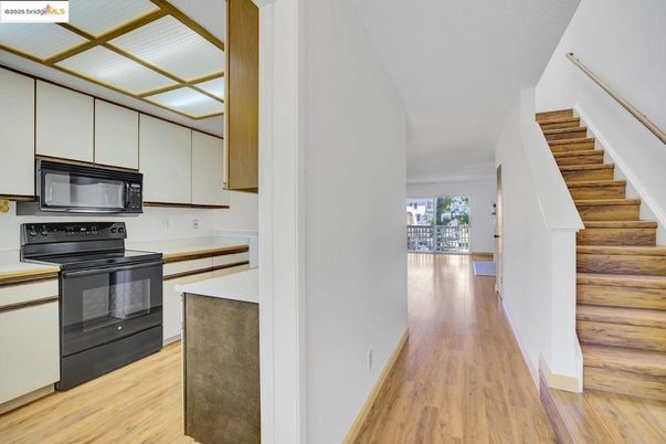 Interior, Kitchen, Wood Texture Flooring