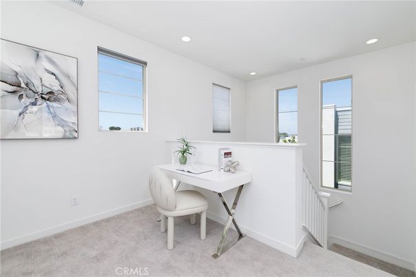 Home Office, Interior, Recessed Lighting