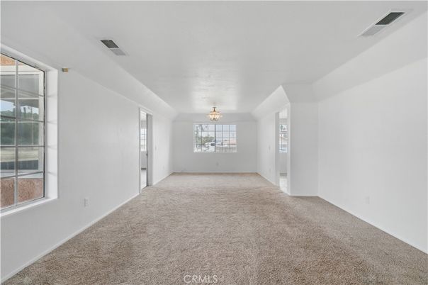 Chandelier, Empty room, Interior