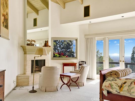 Fireplace, Interior, Recessed Lighting, Wooden Beams, Wooden Ceilings