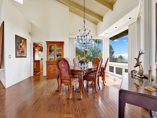 Chandelier, Dining room, Interior, Wooden Beams, Wooden Ceilings, Wood Texture Flooring