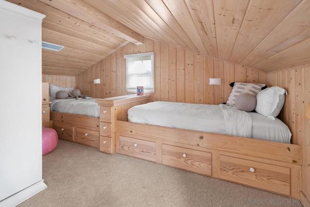 Bedroom, Interior, Wooden Ceilings, Wooden Walls