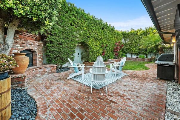 Backyard, Exterior, Fireplace