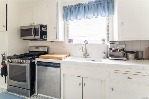 Interior, Kitchen, Stainless Steel Appliances, Tile Countertops