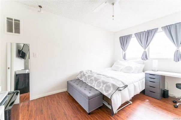 Bedroom, Interior, Wood Texture Flooring