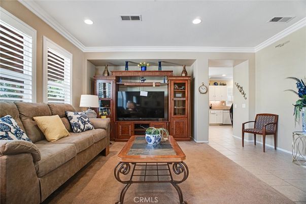 Interior, Living room, Recessed Lighting