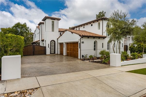 Attached, Backyard, Exterior, Facade, Spanish Mediterranean