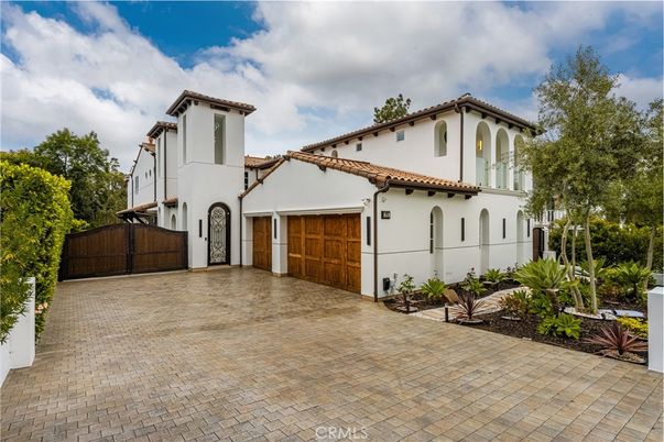 Attached, Backyard, Exterior, Facade, Spanish Mediterranean