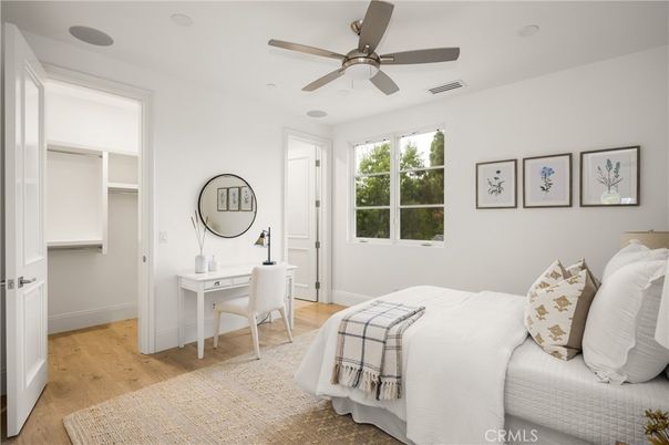 Bedroom, Home Office, Interior, Wood Texture Flooring